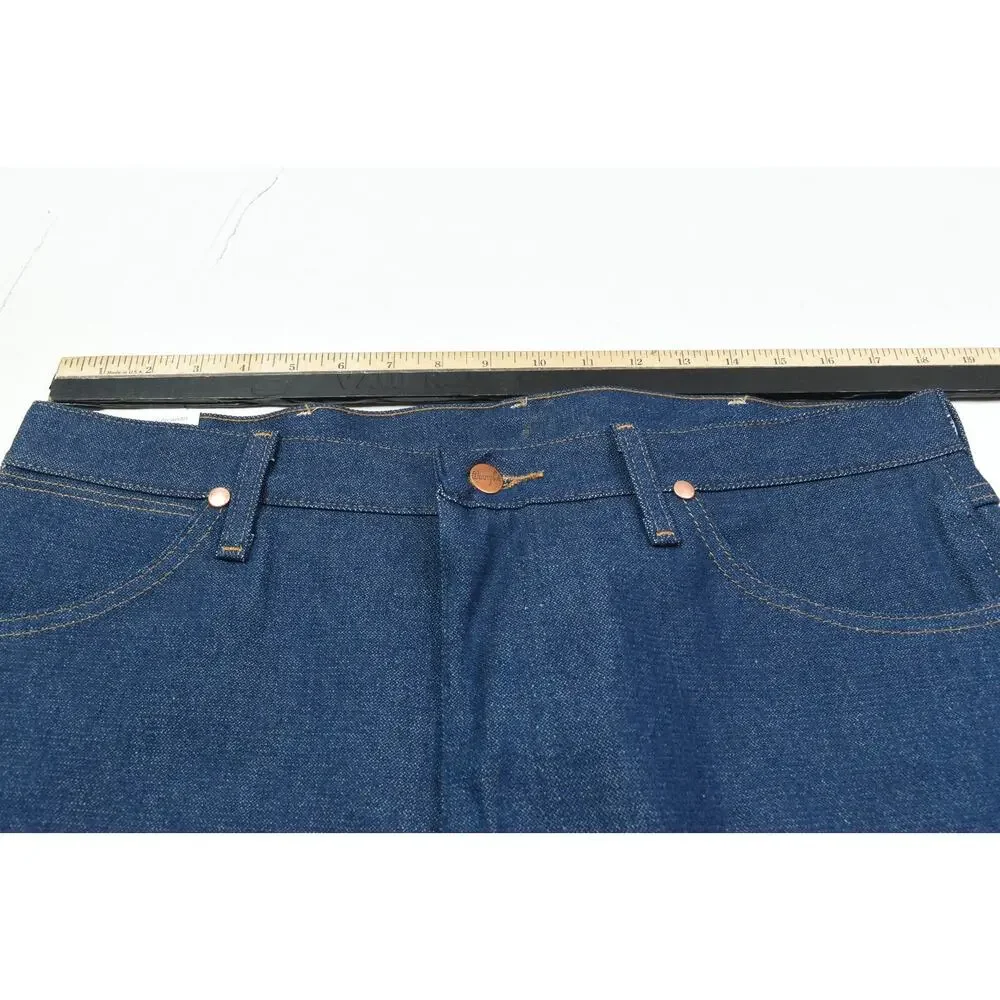 Vintage Wrangler 13MWZ Cowboy Cut Jeans Mens 36x34 Blue Original Fit Cotton